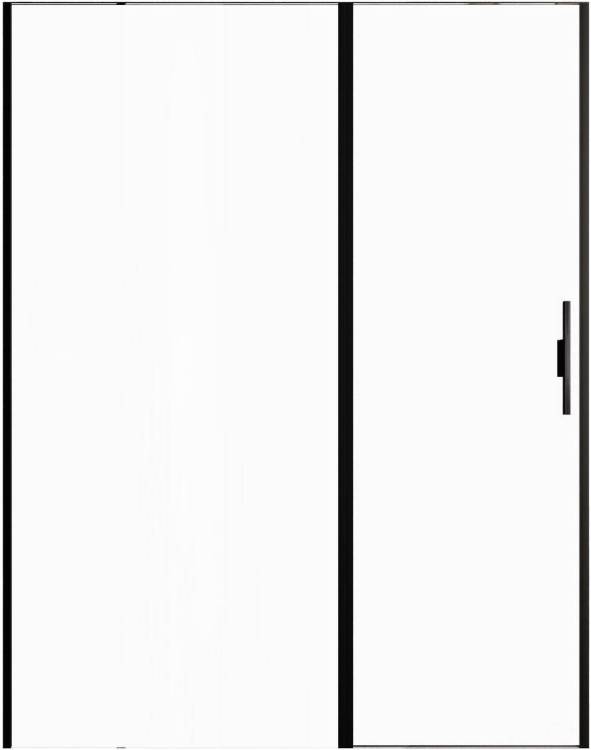 Душевая дверь в нишу Allen Brau Priority 3.31039.BBA профиль черный матовый, 1600x2000