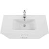 Тумба с раковиной IDDIS Oxford 100, напольная, белая фото 2