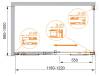 Душевой уголок Cezares PREMIER-SOFT-W-AH-1-120/100-C-Cr-IV профиль хром, стекло прозрачное, 120x100x200 фото 3