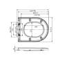 Унитаз приставной Splendy Light LI10156PTNWG, сиденье микролифт, белый матовый фото 4
