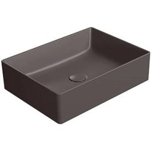 Раковина GSI Kube X 942916 50 см, коричневая матовая