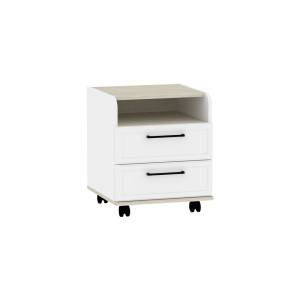 Тумба Глазов Мебель Аурелио 94 00-00164388 блэквуд сатиновый, белый