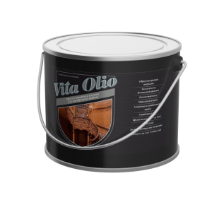 Масло для внутренних работ с твердым воском Vita Olio шелковисто-матовое бесцветное 0.75 л