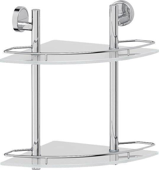 Полка FBS Luxia LUX 072 угловая 2-ярусная