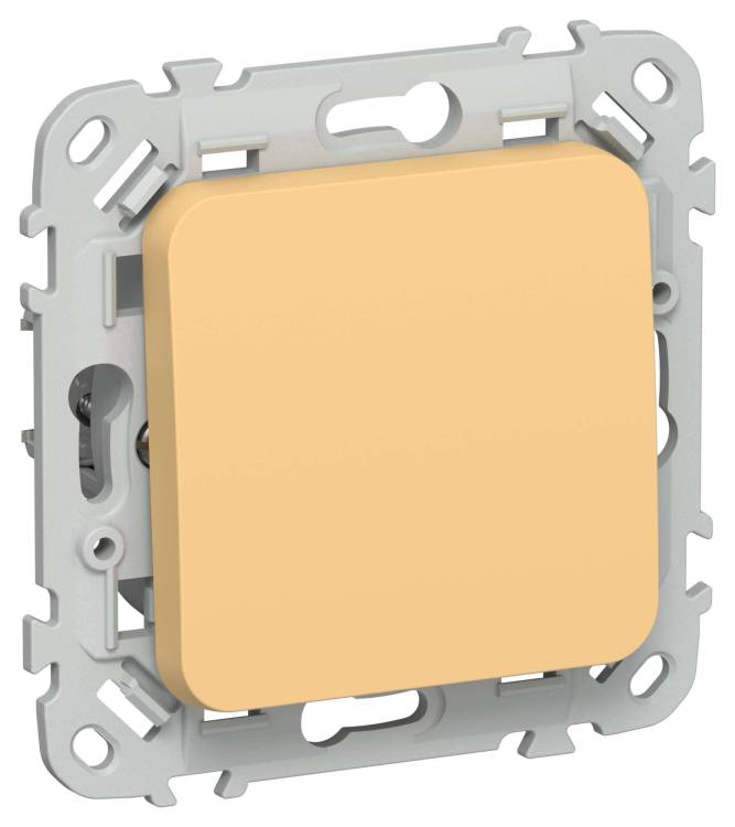 Выключатель 1-клавишный перекрестный IEK Flite FI-V13-0-10-K90 золотарник