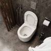 Унитаз подвесной Cerutti Spa OGLIO Aria MW CT9237, матовый белый фото 6