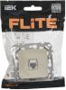 Розетка компьютерная RJ45 IEK Flite FI-K12-2-K86 сливочный фото 2