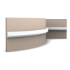 Молдинг гибкий Orac Decor Luxxus P9050F 200x1.3x2.5
