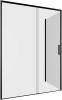 Душевой уголок Aquanet Pleasure Evo AE65-140x80-BT профиль черный, прозрачное стекло фото 2