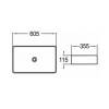 Раковина Comforty 78189 белая, 60x35 фото 7