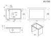 Мойка кухонная Granula Kitchen Space KS-7305 черный фото 7