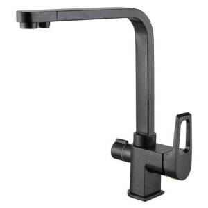 Смеситель для кухни Zorg Clean Water ZR 334 YF черный металлик