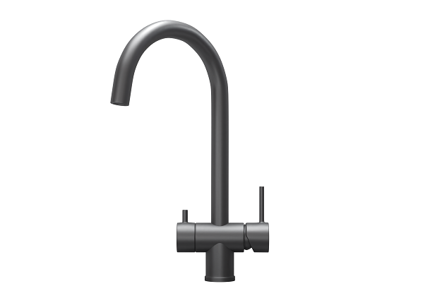 Смеситель для кухни Granula Kitchen Space KS-7104 графит матовый