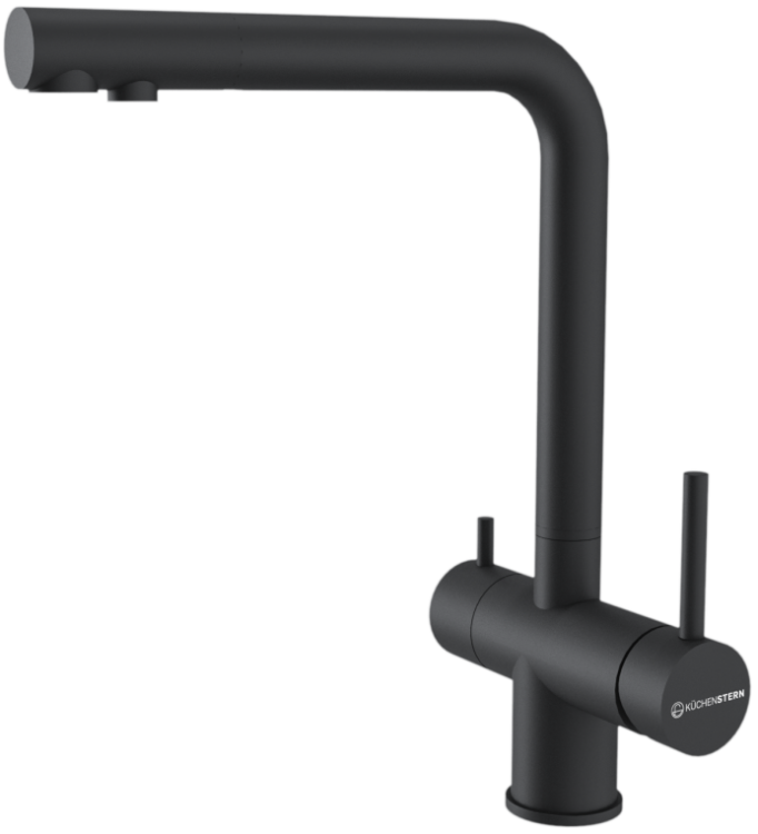 Смеситель для кухни Kuchenstern Fokus-FS 401BL40 черный