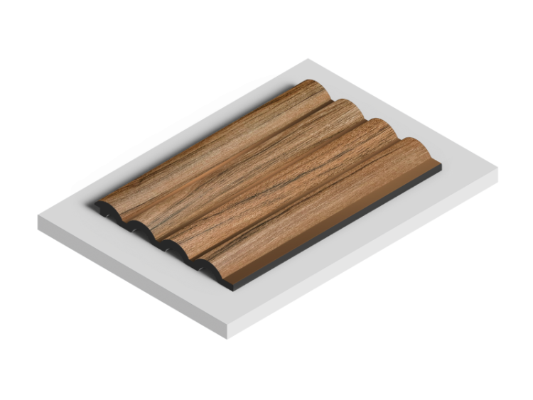 Декоративная панель Hiwood LV140 BR495 270x1.2x12