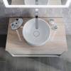 Мебельная раковина Kerama Marazzi Circo 36 накладная, белая глянцевая фото 2