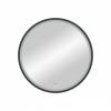 Зеркало BOND Circle M60ZE-8080 круглое, с LED подсветкой и бесконтактным сенсором, черной рамой, 80х80 фото 4