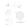 Душевая система Iddis Optima Home OPHBL01i66 черная фото 5