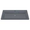 Раковина Uperwood Classic Quartz 293020633 серая матовая, бетон, 100x45 фото 6