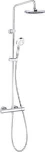 Душевая стойка Kludi Logo Dual Shower System 6809405-00 с термостатом, хром