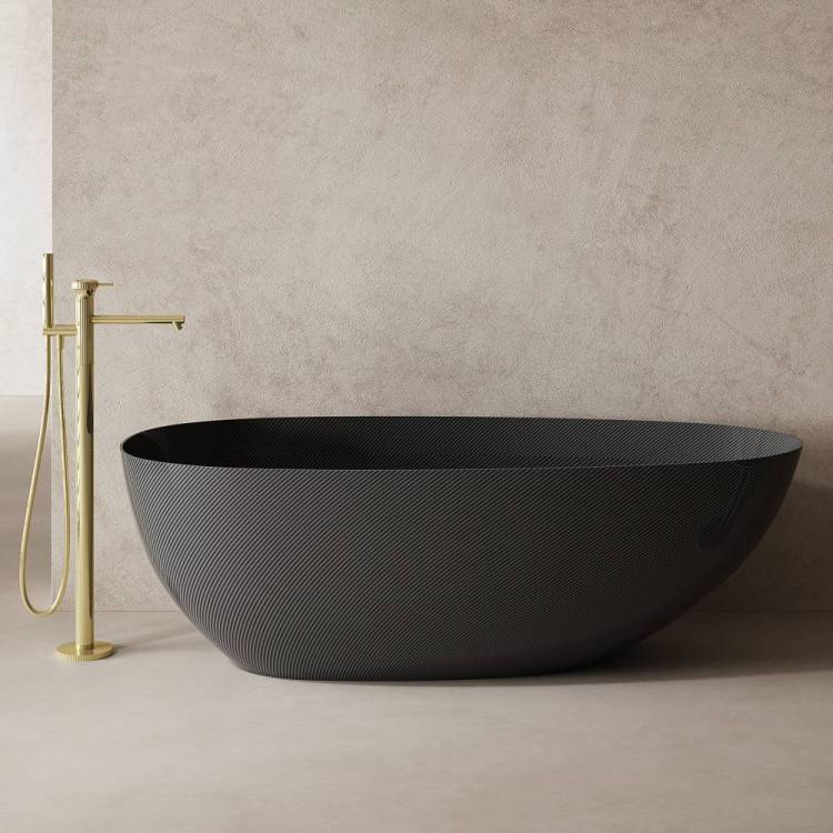 Карбоновая ванна Abber Karbon AK9011-1.7 170x80 черная