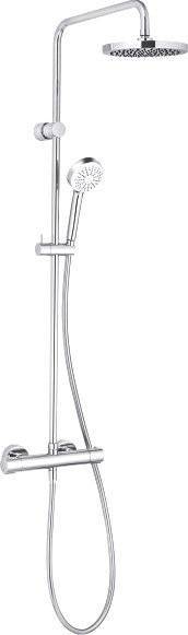 Душевая стойка Kludi Logo Dual Shower System 6809405-00 с термостатом, хром