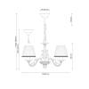 Подвесная люстра Lucia Tucci Oria 144.3 White фото 2