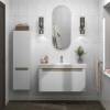 Керамическая плитка Kerama Marazzi Бьянка 60172 белый глянцевый чип 20x60x0.9 фото 6