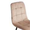 Стул Tetchair Chilly (mod. JSC-220) 21496 велюр/металл, beige (бежевый) HLR8/черный фото 9