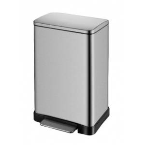 Мусорное ведро Weltwasser Lassy MT 12L Педальное, Матовая сталь