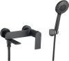 Смеситель для ванны с душем Savol S-601808H черный