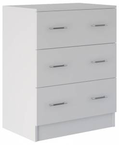 Комод Woodville Тэми 506985 белый 630х800 с 3 ящиками