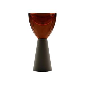 Раковина Abber Kristall AT2703Black-Opal отдельностоящая, прозрачная, 45 см, черно-коричневая