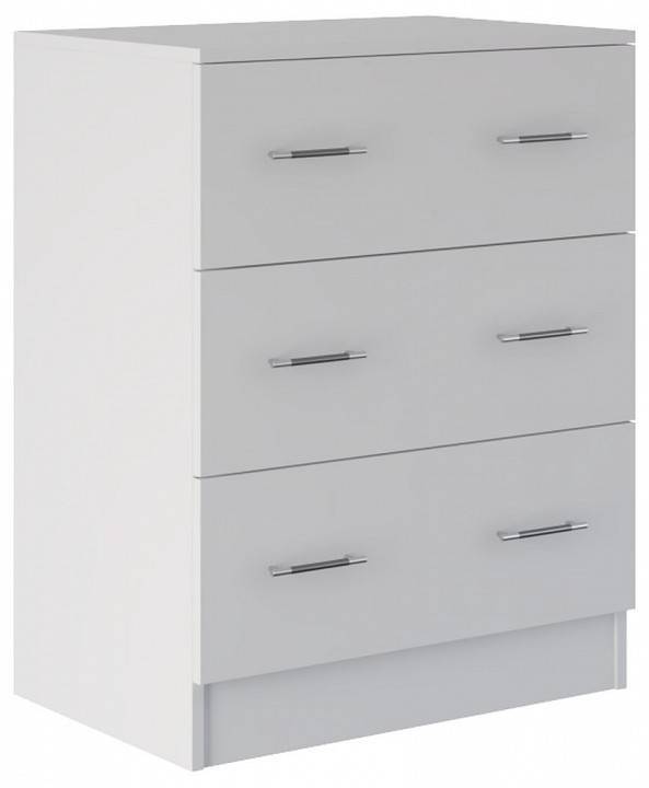 Комод Woodville Тэми 506985 белый 630х800 с 3 ящиками