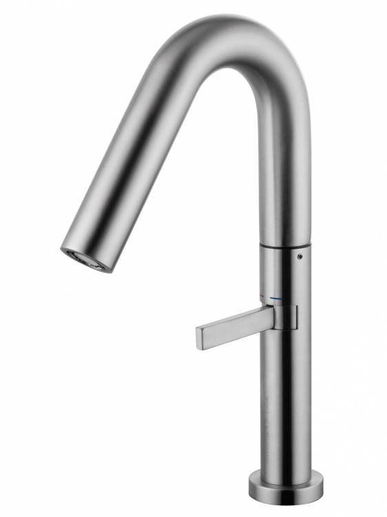 Смеситель для раковины Wonzon & Woghand WW-6068-BS высокий, никель