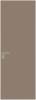 Межкомнатная дверь Profil Doors 1 AGK цвет профиля Никель матовый, стекло безопасное 4 мм монохром капучино 700x2000