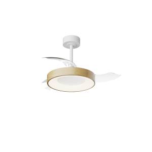 Светодиодная люстра на штанге с вентилятором Mantra Niseko Fan 9013