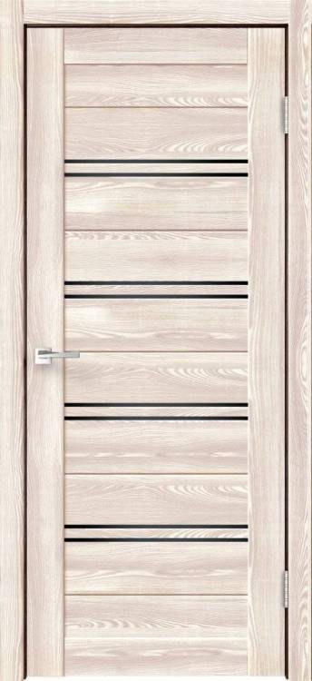 Дверное полотно экошпон VellDoris XLINE 4 VD016376 Лакобель черное 600x2000