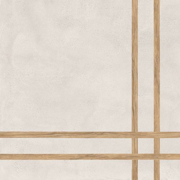 Керамогранит Fioranese Sfrido SF4L61R 4LINES Cemento1 Bianco naturale 60x60
