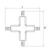 Коннектор X-образный Lightstar Barra Black 504147 фото 3