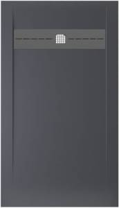 Поддон для душа Allen Brau Infinity с накладкой на сифон, антрацит, 1400х800