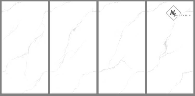 Керамогранит NSceramic 40x80 NSC4083 глянцевый белый 40x80