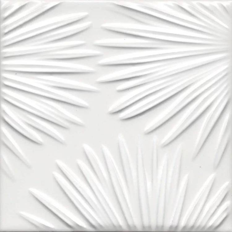 Декор Kerama Marazzi Агдаль KMD2SFE001BN 4 белый матовый структура 15x15