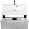 Тумба под раковину Belbagno Vittoria VITTORIA-700-2C-SO-TB-P 70x45x57 Toros Bianco подвесная с двумя выкатными ящиками фото 3