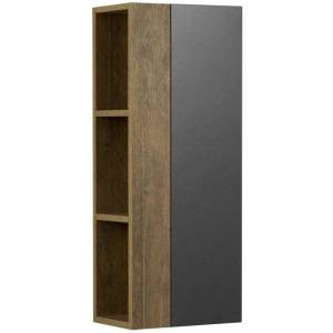 Шкаф Aquaton Терра 35x20 дуб кантри, антрацит, универсальный