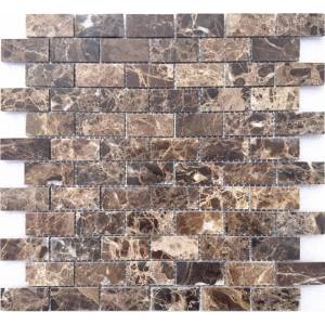 Мозаика LeeDo Pietrine 7 Emperador Dark Pol (2.3x4.8) 29.8x29.8