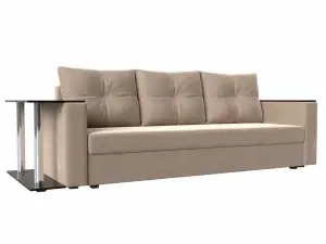 Диван прямой Лига Диванов Атланта Лайт 112470 Бежевый