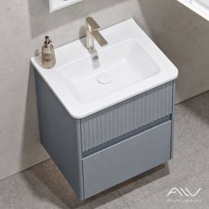 Тумба под раковину Alavann Wave ALV1117002 60 голубой деним