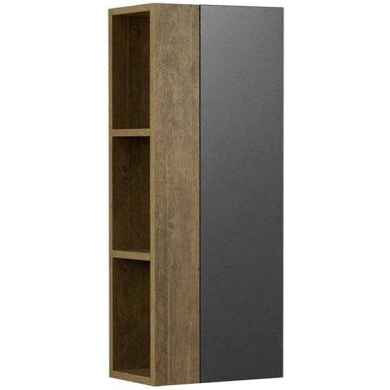 Шкаф Aquaton Терра 35x20 дуб кантри, антрацит, универсальный