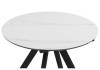Керамический стол Notta Трейси 664950 snow white / черный фото 6
